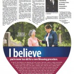 Heart shaped AtlantiCare newspaper ad